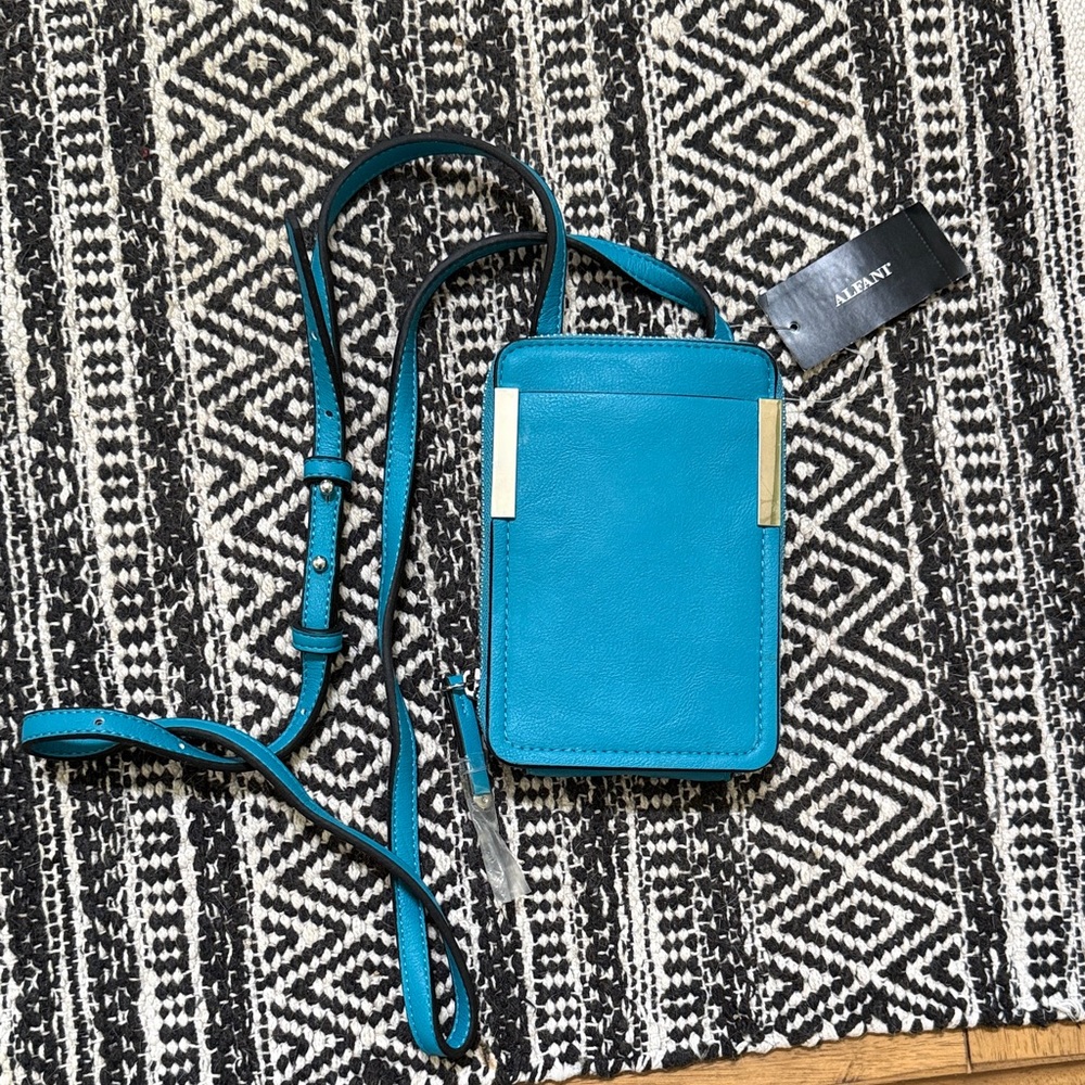 Alfani Teal Crossbody Bag